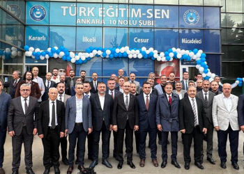 TÜRK EĞİTİM-SEN 10 NO’LU ŞUBENİN YENİ HİZMET BİNASI AÇILDI
